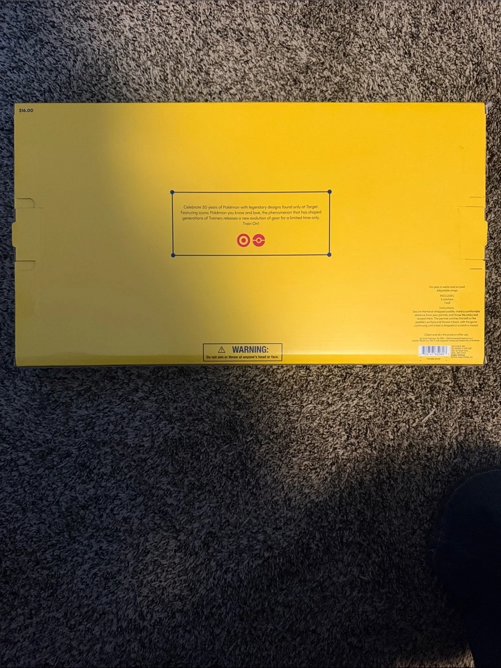 Pokemon Toss & Catch Set - Yellow, Red, Blue